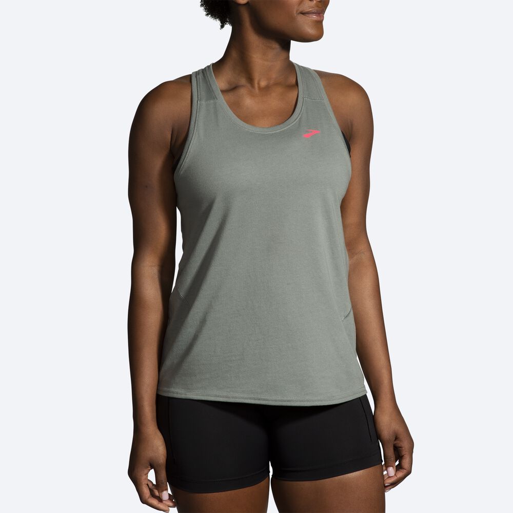 Brooks Distance Tank 2.0 Linnen Dam Gröna | JGM-359182