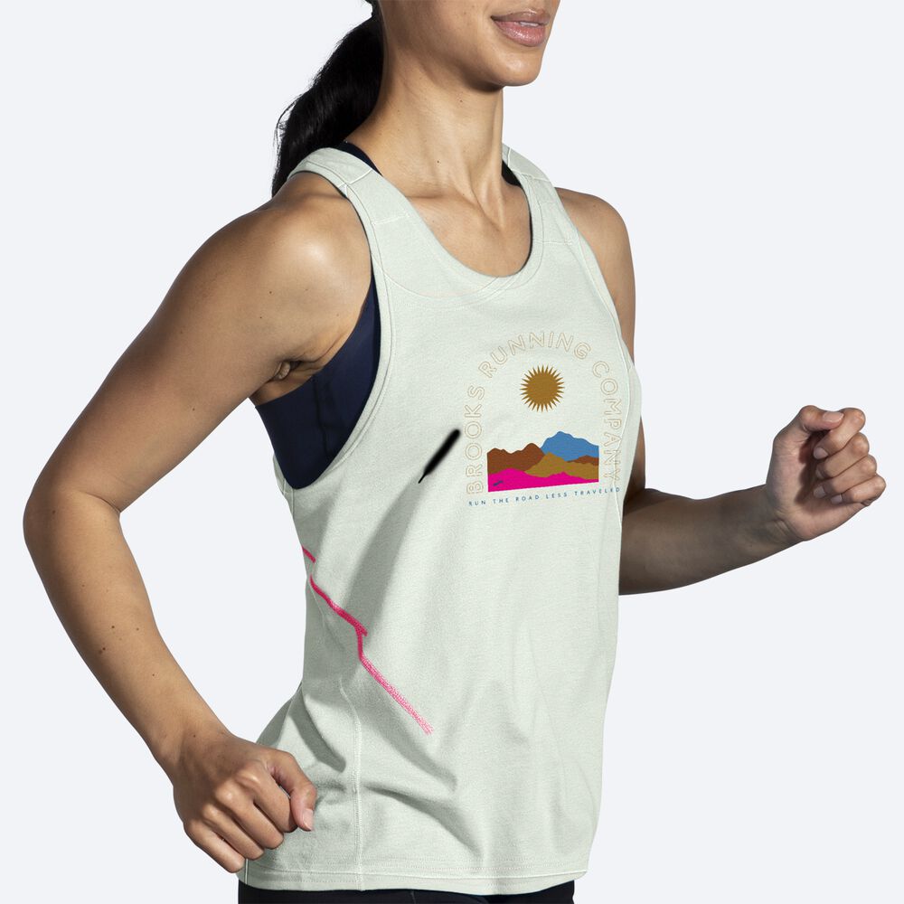 Brooks Distance Tank 2.0 Linnen Dam Mist | OXY-695120