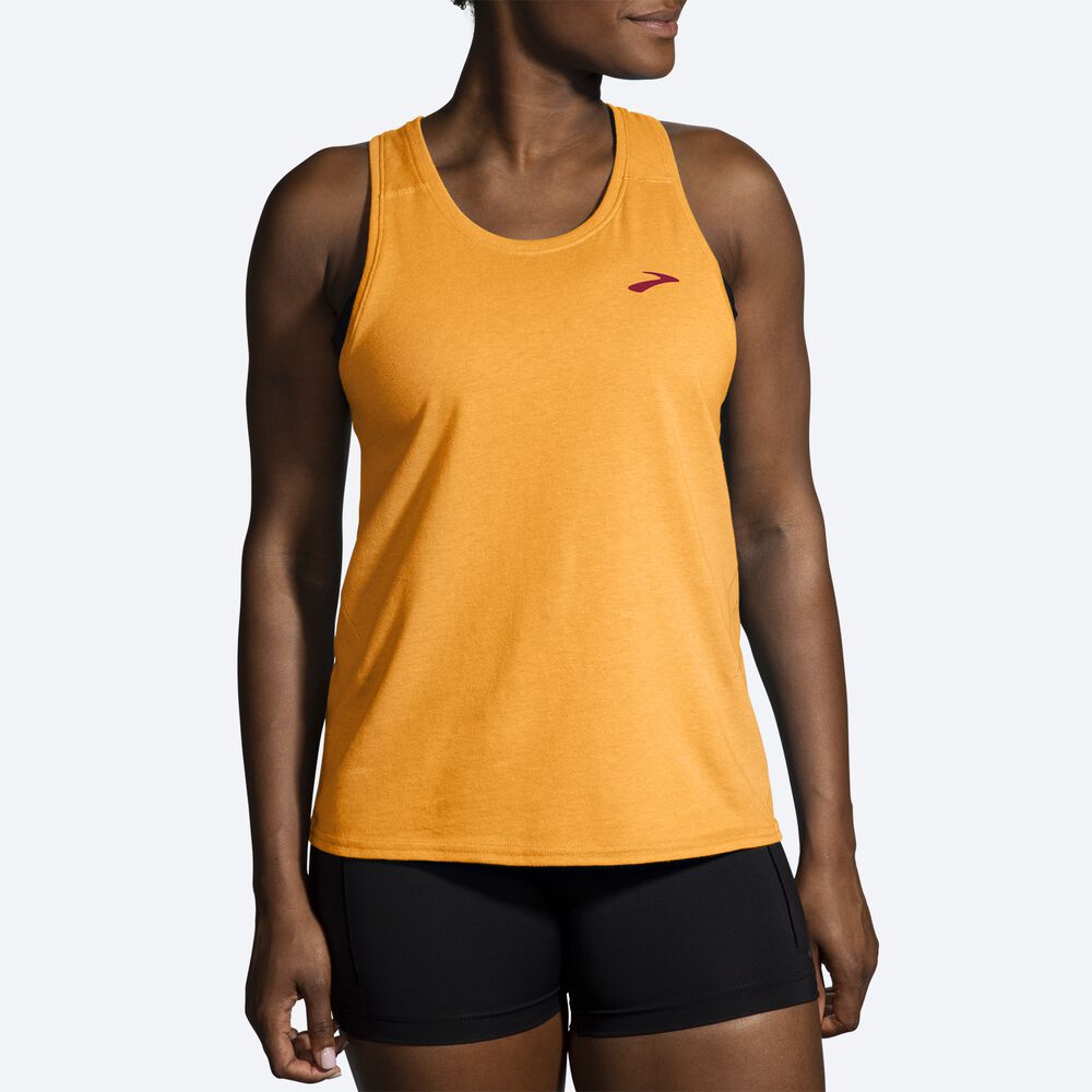 Brooks Distance Tank 2.0 Linnen Dam Orange | YQX-574628