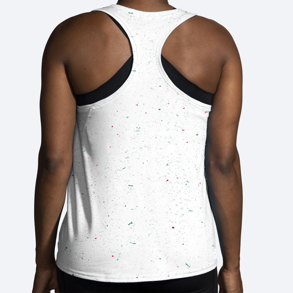 Brooks Distance Tank 2.0 Linnen Dam Vita | OFE-643592