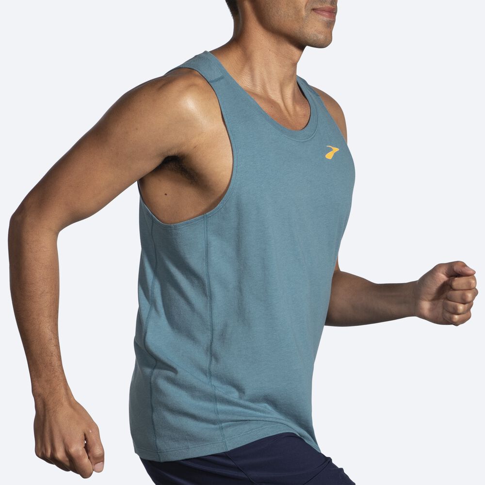 Brooks Distance Tank 2.0 Linnen Herr Blå | GNW-476285