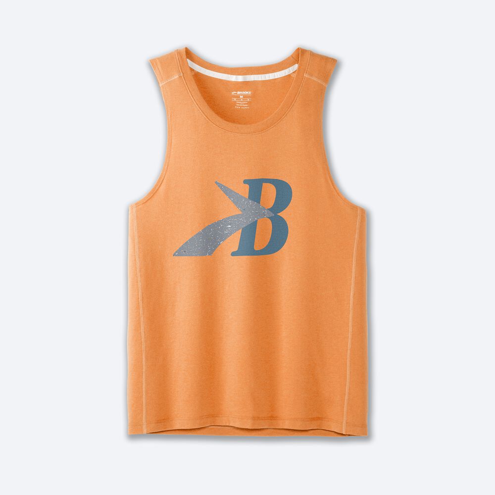 Brooks Distance Tank 2.0 Linnen Herr Orange | LPT-416385