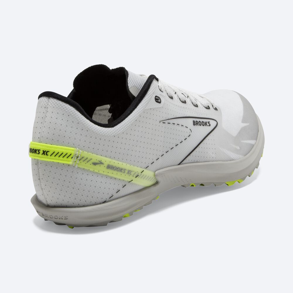 Brooks Draft XC Spikeless Racing Skor Dam Vita/Svarta | LTJ-582397