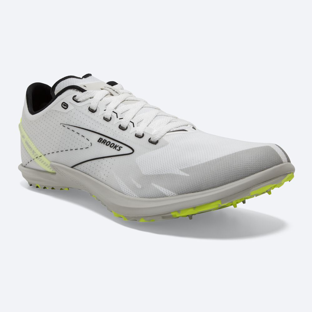 Brooks Draft XC Spikeless Racing Skor Herr Vita/Svarta | MBH-903578