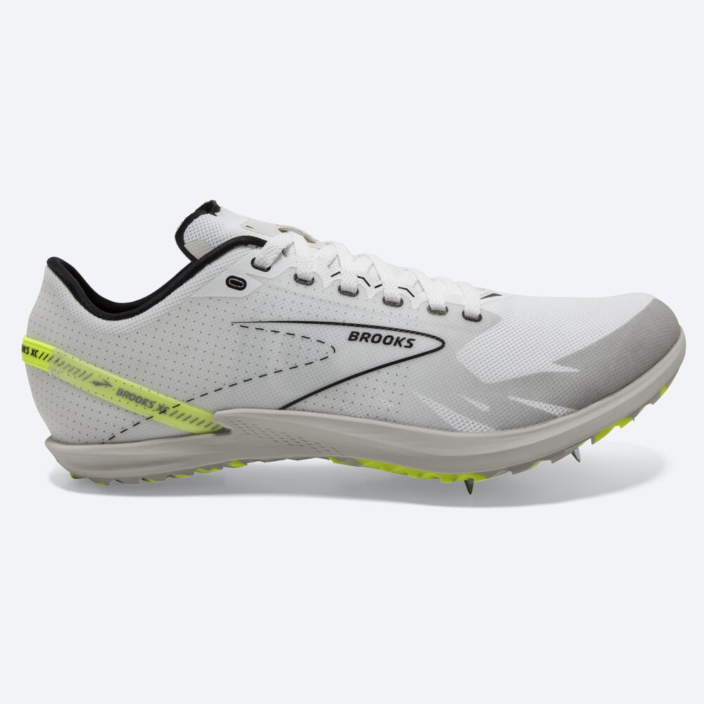 Brooks Draft XC Spikskor Herr Vita/Svarta | BKQ-329814