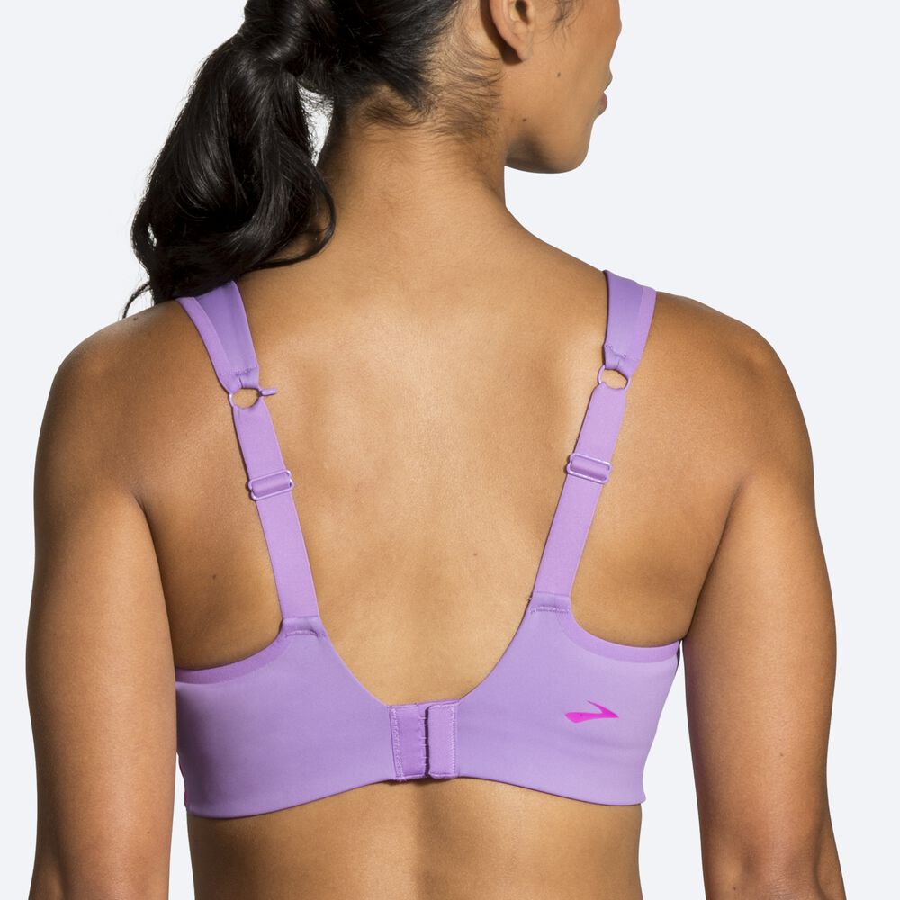 Brooks Drive Convertible Run Bra Sport Bh Dam Lila | QBS-371408