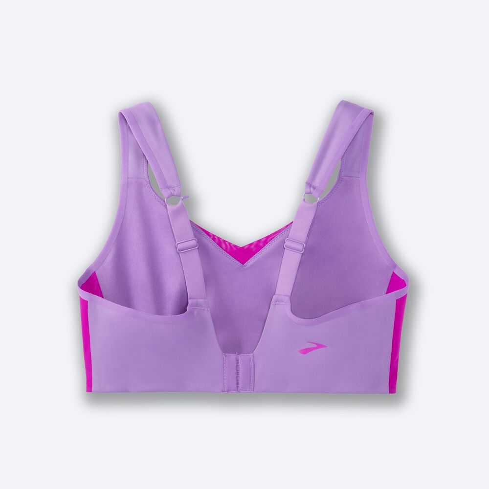 Brooks Drive Convertible Run Bra Sport Bh Dam Lila | QBS-371408