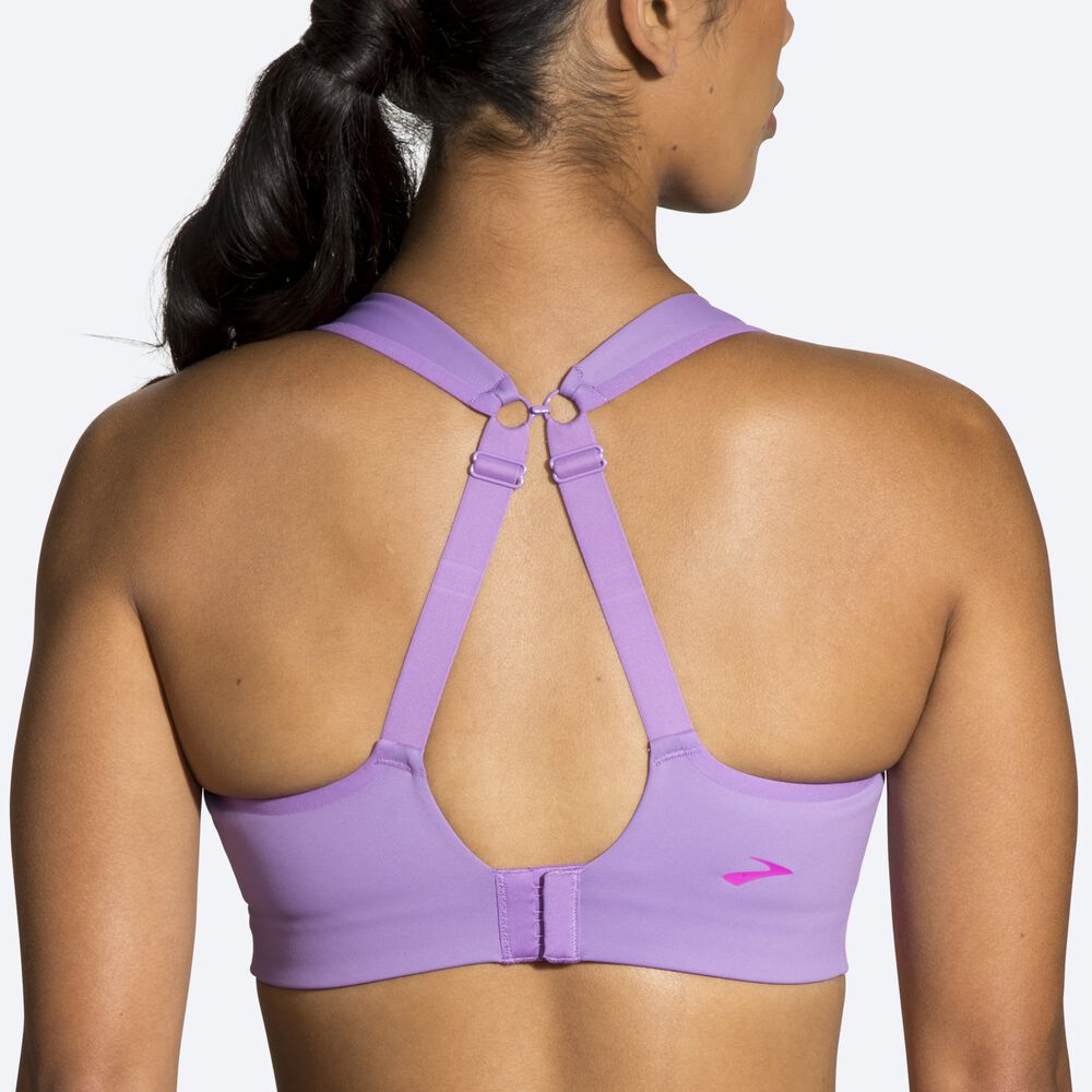 Brooks Drive Convertible Run Bra Sport Bh Dam Lila | QBS-371408