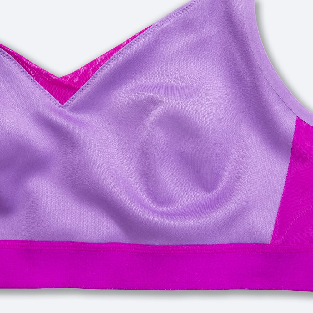 Brooks Drive Convertible Run Bra Sport Bh Dam Lila | QBS-371408