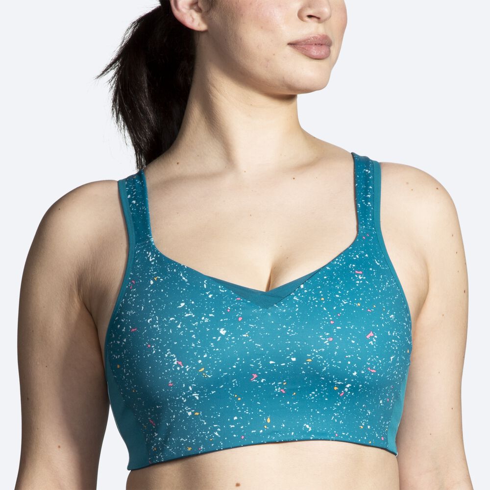 Brooks Drive Convertible Run Bra Sport Bh Dam Gröna | UAK-763928