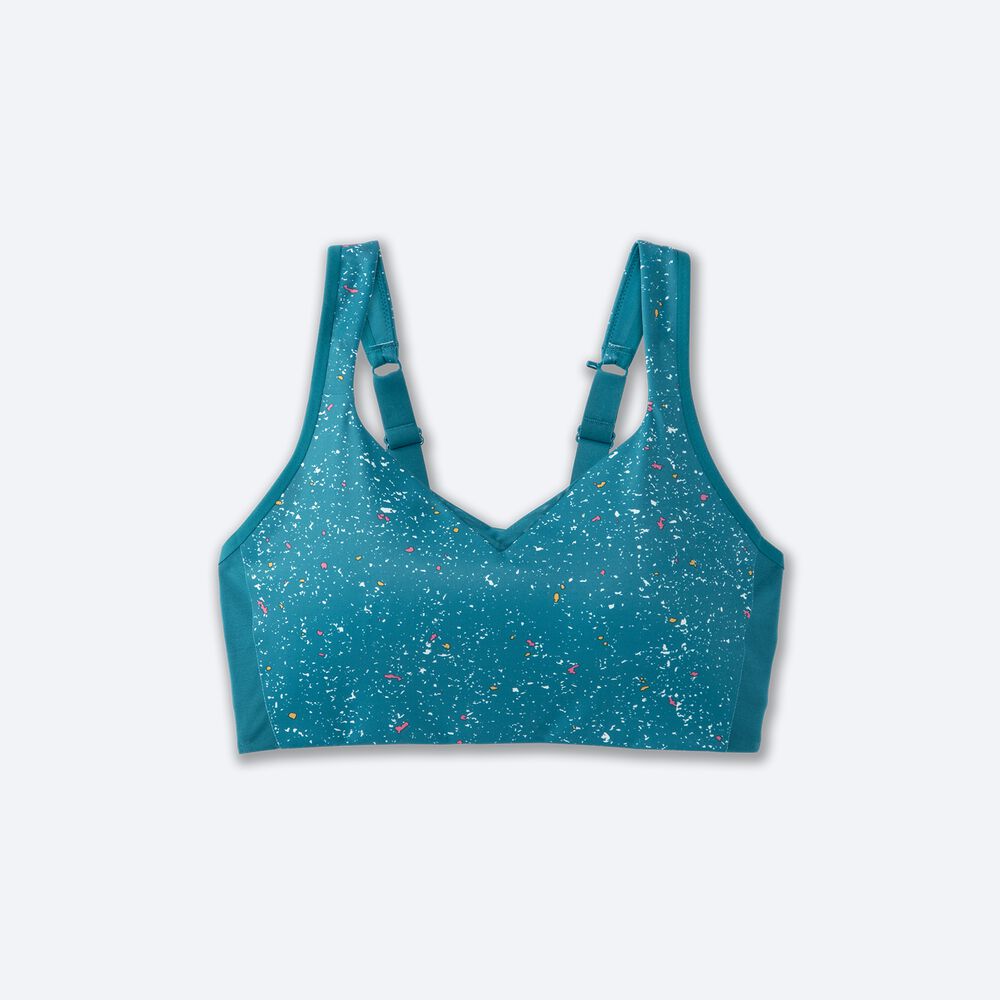 Brooks Drive Convertible Run Bra Sport Bh Dam Gröna | UAK-763928