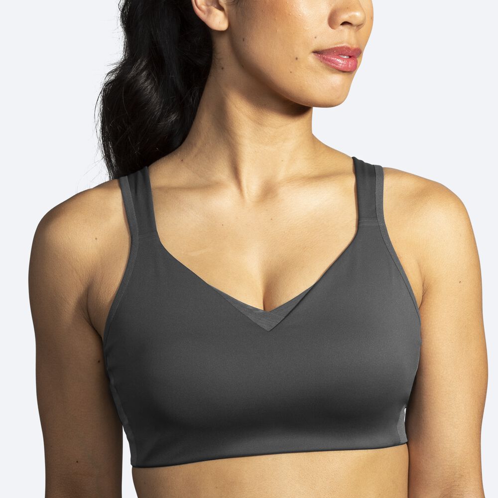 Brooks Drive Convertible Run Bra Sport Bh Dam Grå | YMP-473129