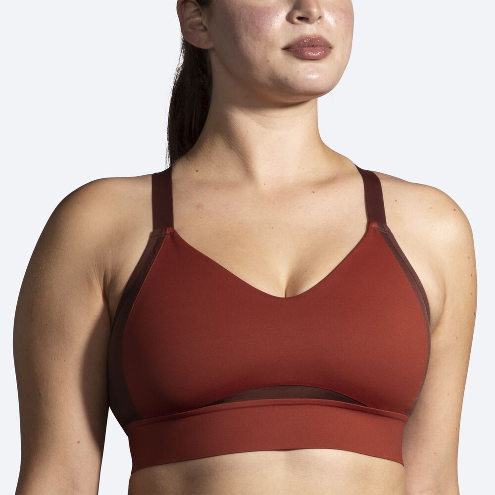 Brooks Drive Interlace Run Bra Sport Bh Dam Koppar | ACD-105896