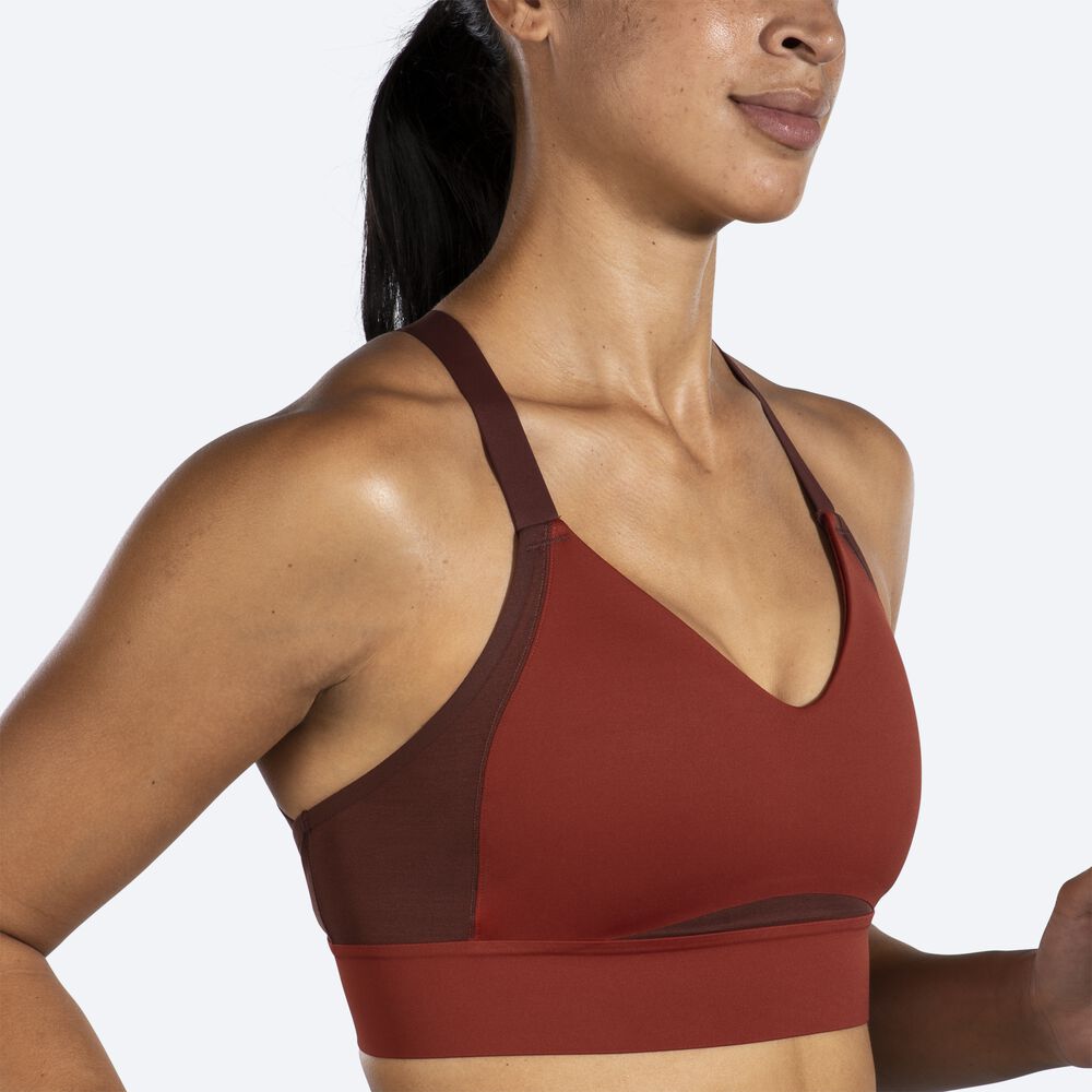 Brooks Drive Interlace Run Bra Sport Bh Dam Koppar | ACD-105896