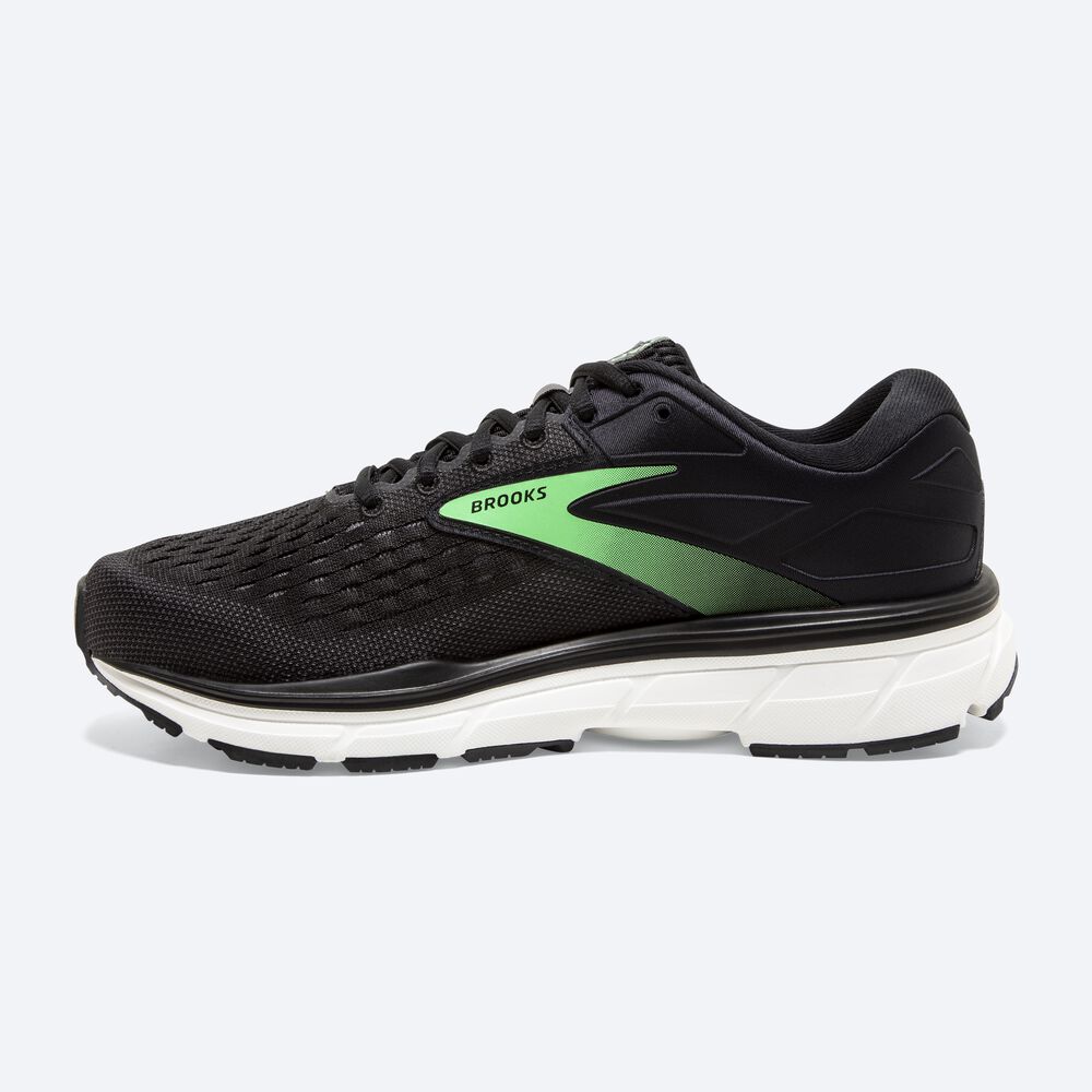 Brooks Dyad 11 Löparskor Dam Svarta/Gröna | DTK-850132