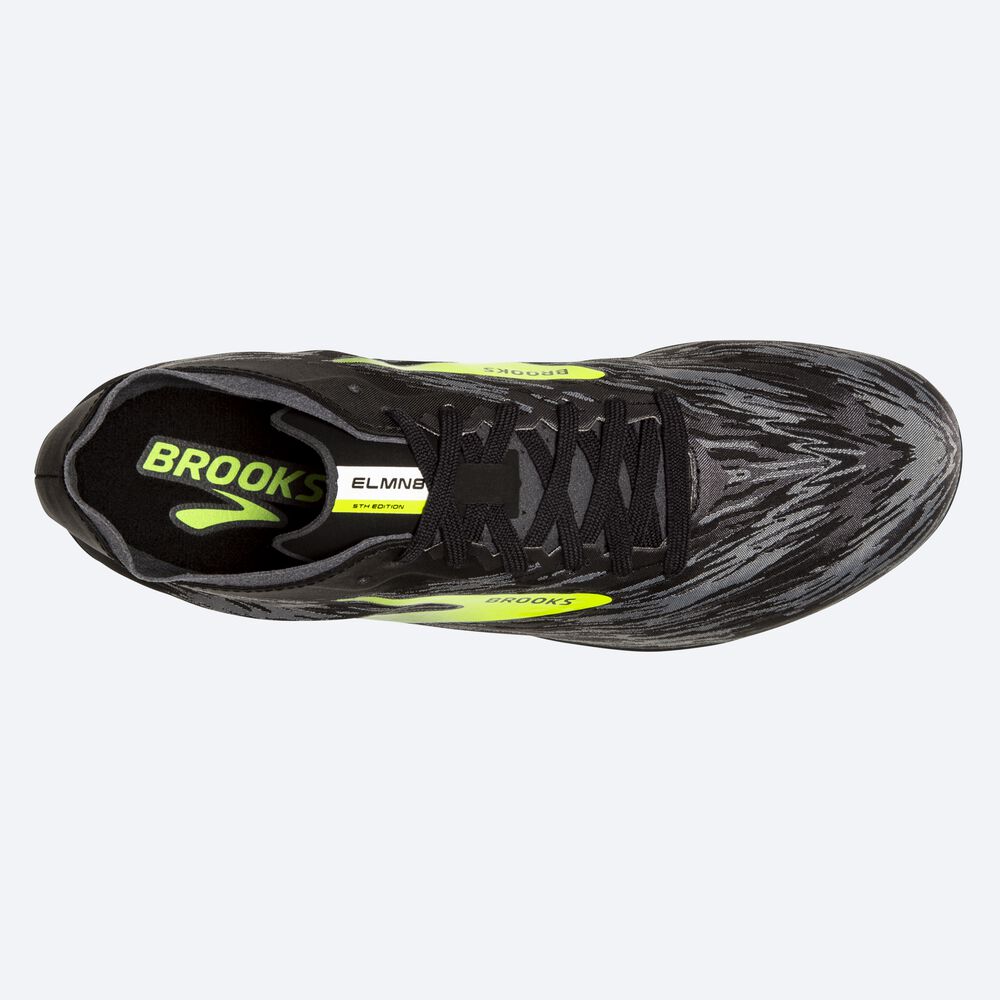 Brooks ELMN8 v5 Spikskor Dam Svarta/Grå | AGJ-410896