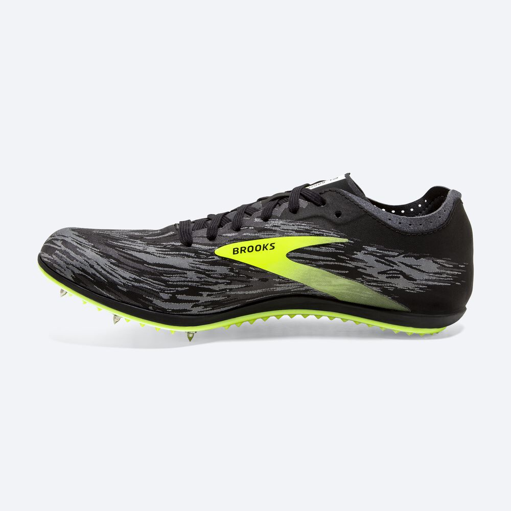 Brooks ELMN8 v5 Spikskor Dam Svarta/Grå | AGJ-410896