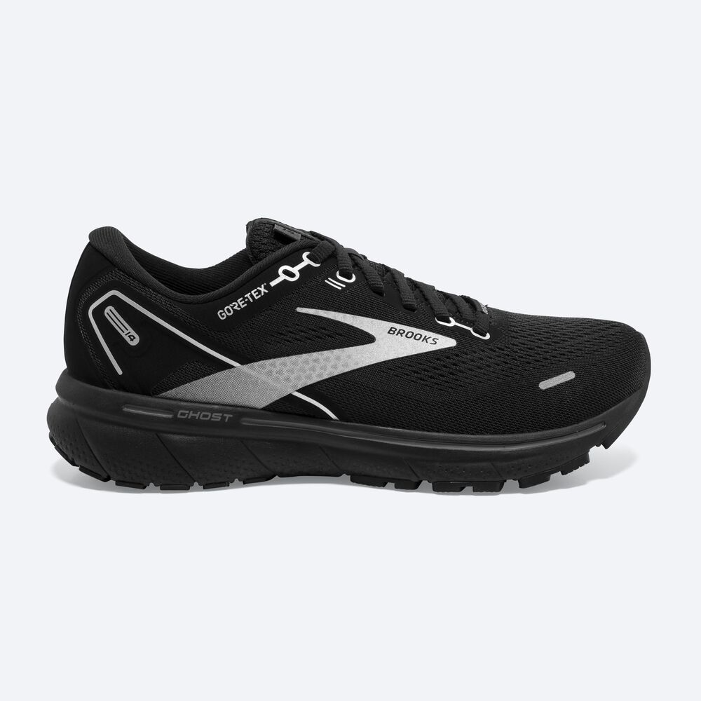 Brooks Ghost 14 GTX Löparskor Dam Svarta | JST-125087