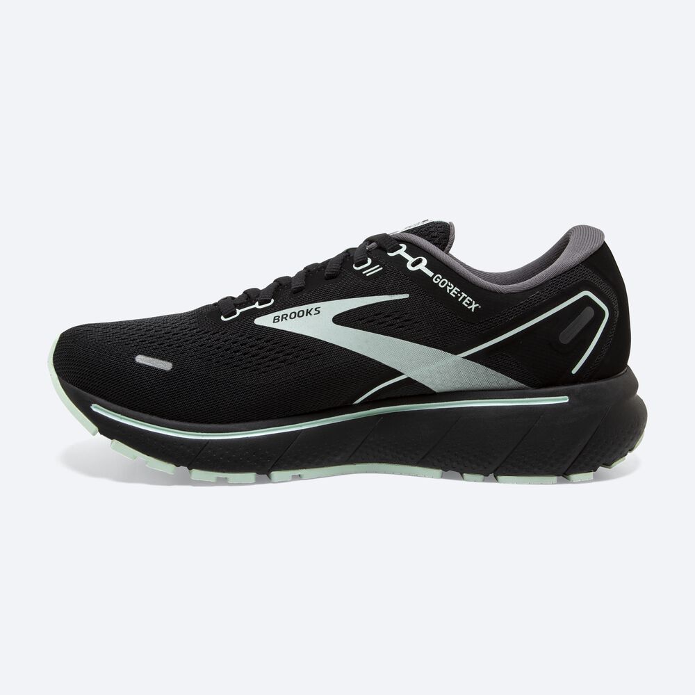 Brooks Ghost 14 GTX Löparskor Dam Svarta/LjusTurkos | OHV-104762