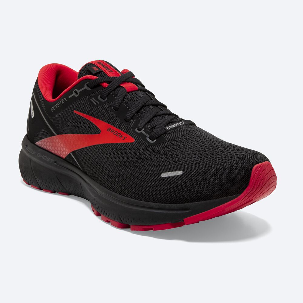 Brooks Ghost 14 GTX Löparskor Herr Svarta/Röda | KYH-385174