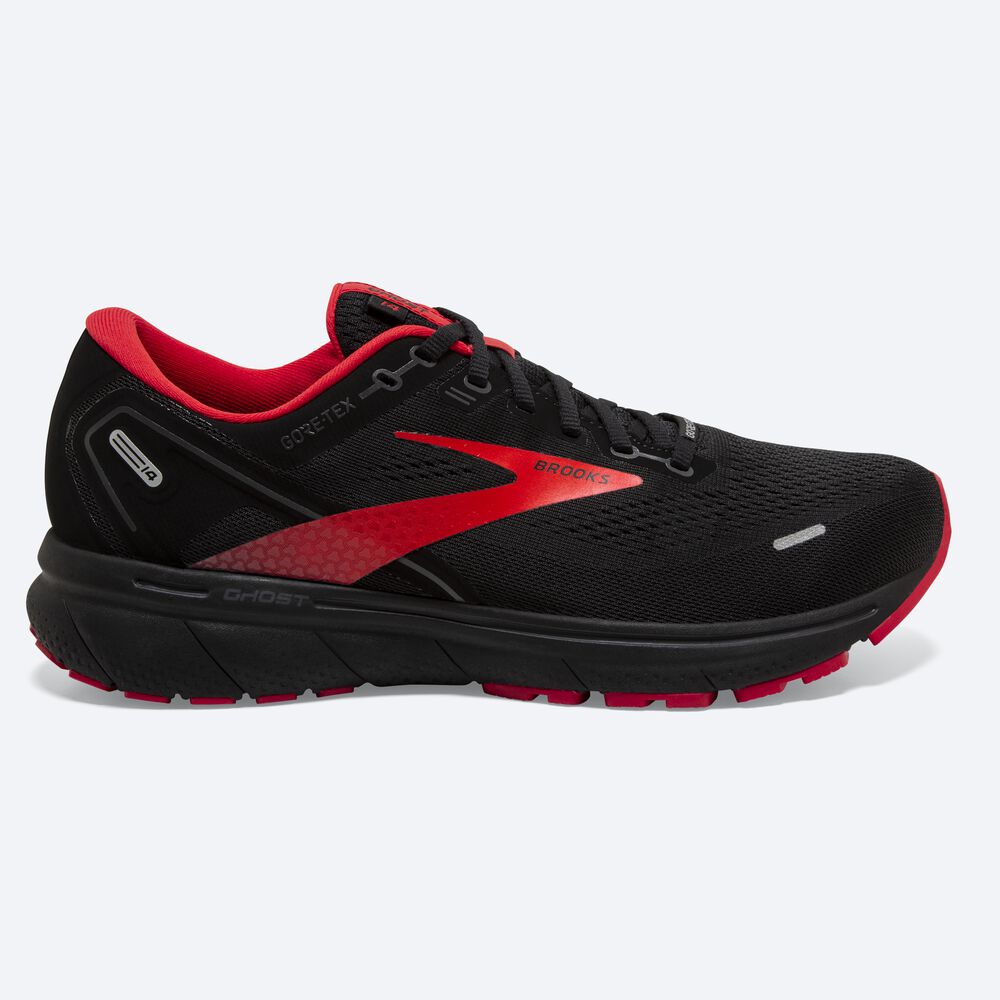 Brooks Ghost 14 GTX Löparskor Herr Svarta/Röda | KYH-385174