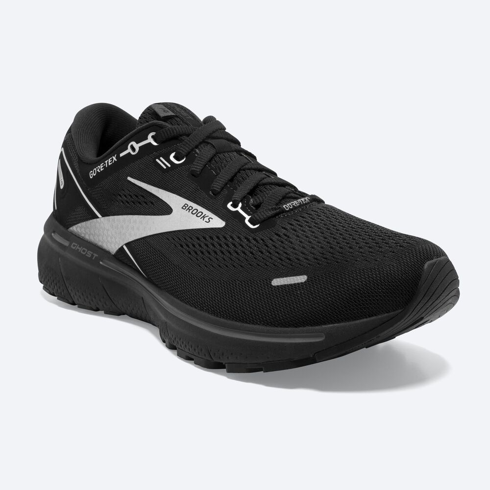 Brooks Ghost 14 GTX Löparskor Herr Svarta | NIS-897413