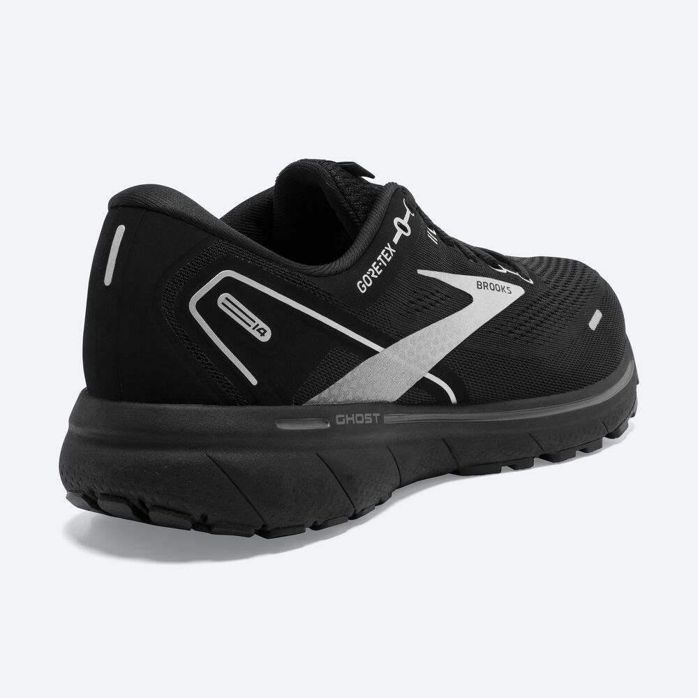 Brooks Ghost 14 GTX Löparskor Herr Svarta | NIS-897413