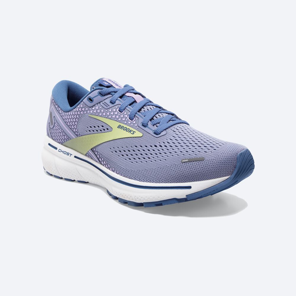 Brooks Ghost 14 Löparskor Dam Lila/LjusGröna | FTI-831549