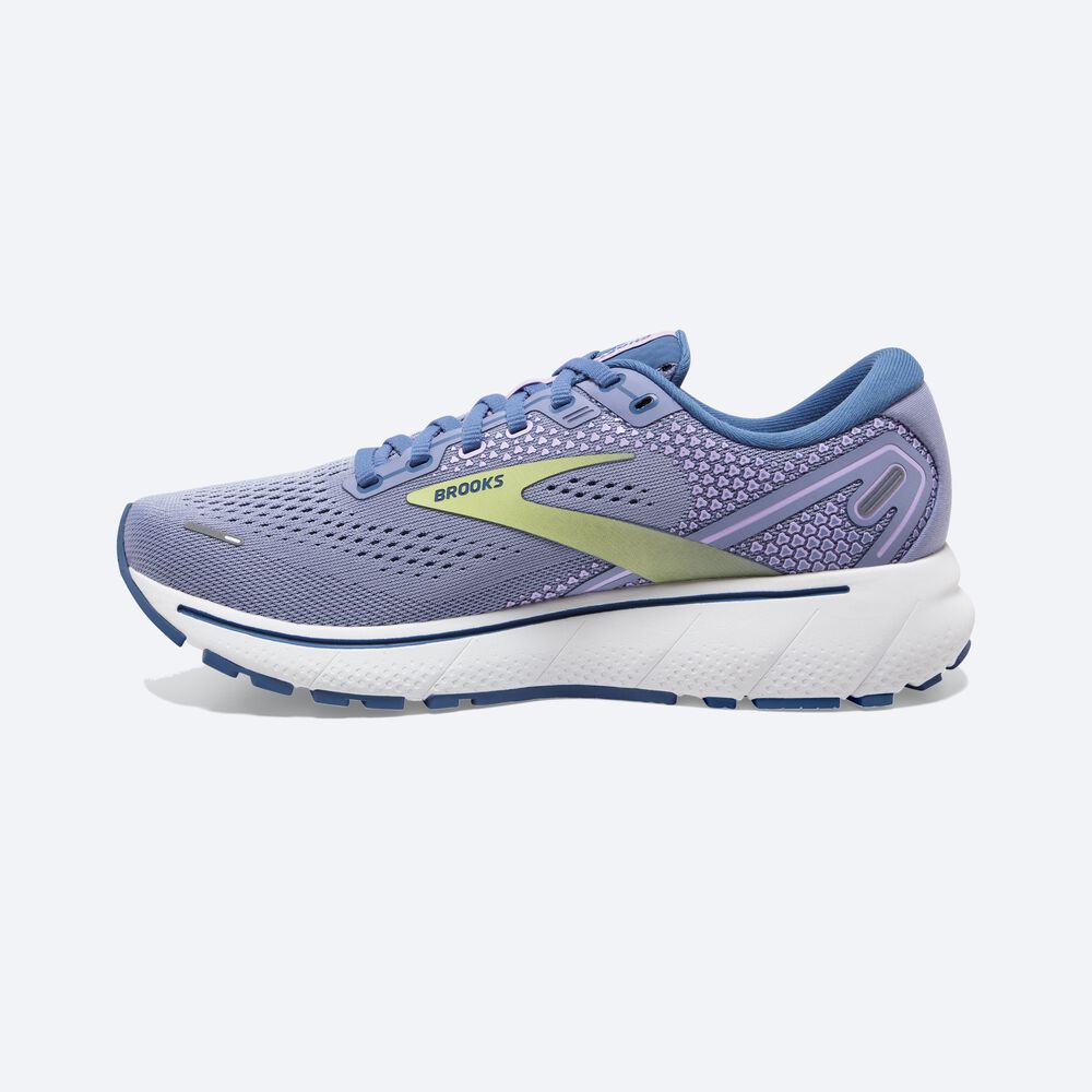 Brooks Ghost 14 Löparskor Dam Lila/LjusGröna | FTI-831549