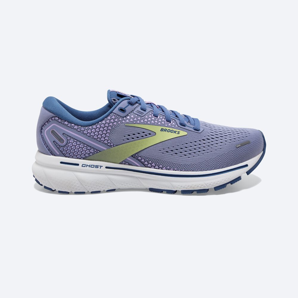 Brooks Ghost 14 Löparskor Dam Lila/LjusGröna | FTI-831549