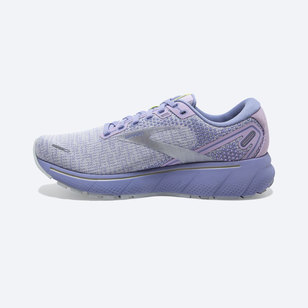 Brooks Ghost 14 Löparskor Dam Lila/LjusGröna | ZWT-029451