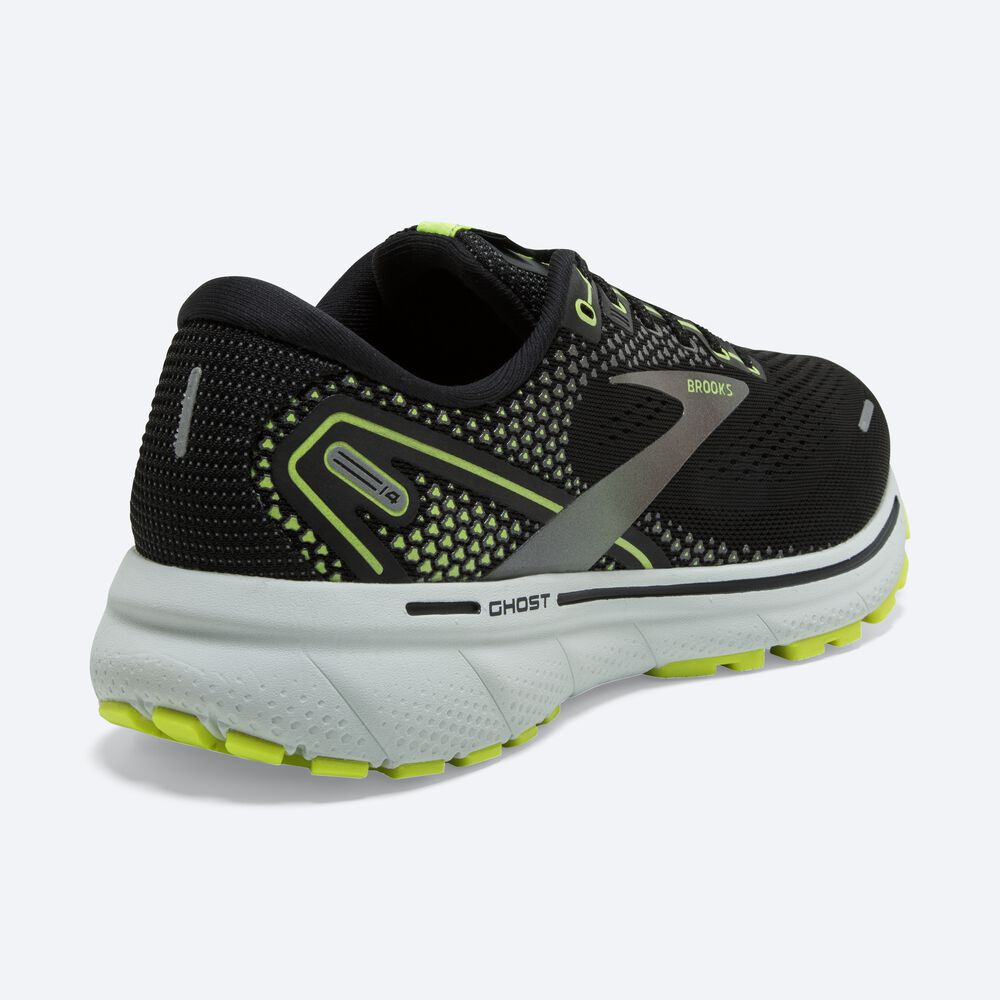 Brooks Ghost 14 Löparskor Dam Svarta/Blå | FZK-834259