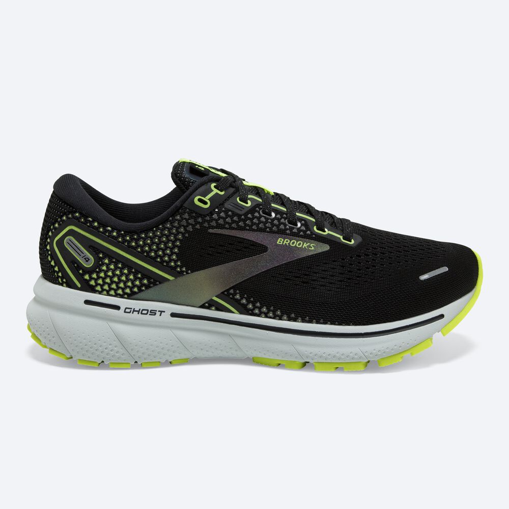 Brooks Ghost 14 Löparskor Dam Svarta/Blå | FZK-834259