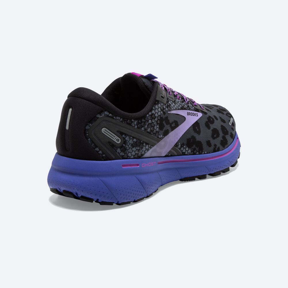 Brooks Ghost 14 Löparskor Dam Svarta/Lila | SJI-971564