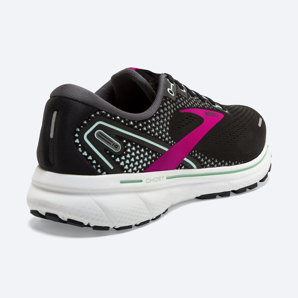 Brooks Ghost 14 Löparskor Dam Svarta/Rosa | GYP-109723