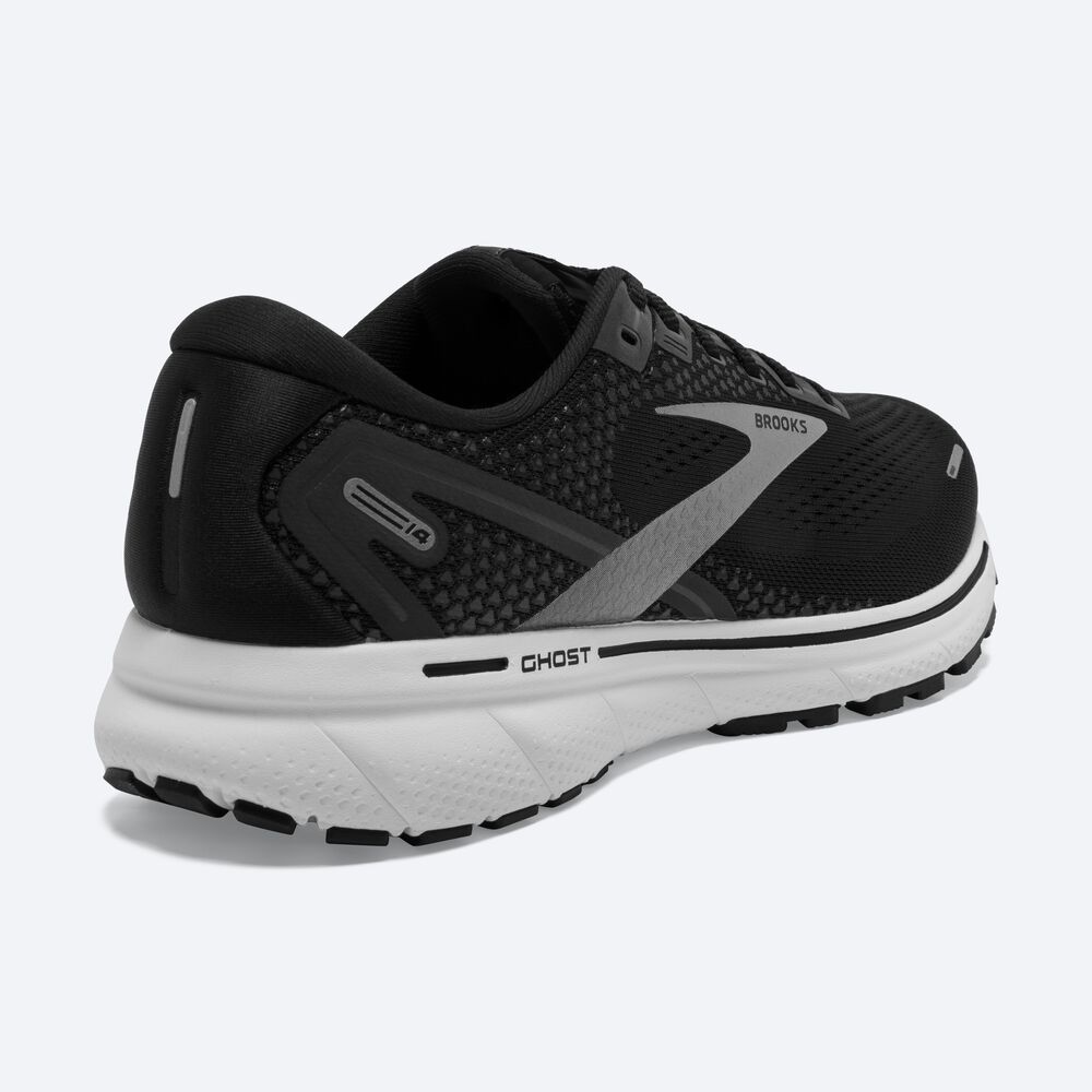 Brooks Ghost 14 Löparskor Dam Svarta/Vita/Silver | NYO-251037