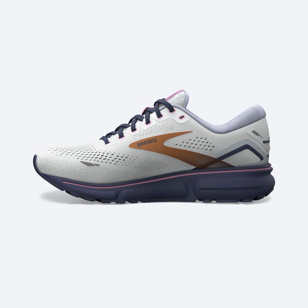 Brooks Ghost 15 Löparskor Dam Blå/Rosa/Koppar | EHO-179625