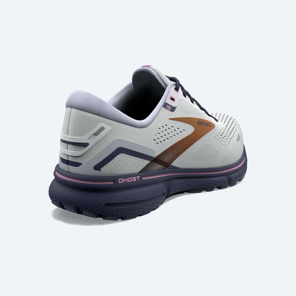 Brooks Ghost 15 Löparskor Dam Blå/Rosa/Koppar | EHO-179625