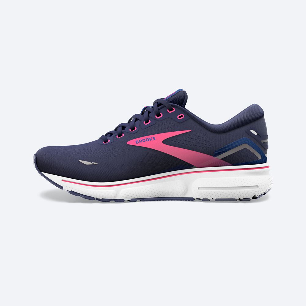 Brooks Ghost 15 Löparskor Dam Marinblå/Blå/Rosa | GZR-238146