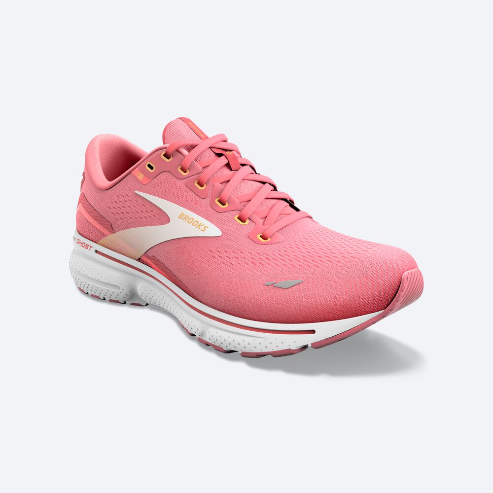 Brooks Ghost 15 Löparskor Dam Rosa/Korall/Vita | GKA-316429