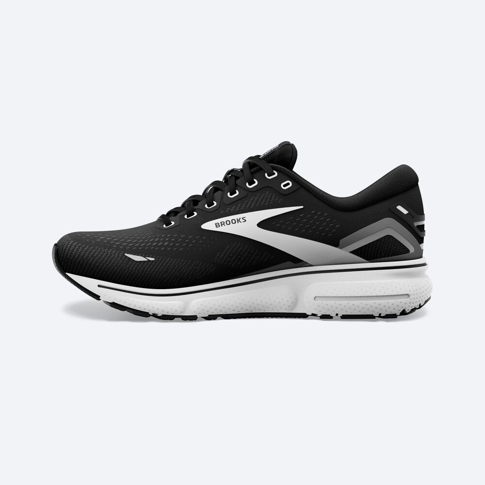 Brooks Ghost 15 Löparskor Dam Svarta/Vita | VQP-831047