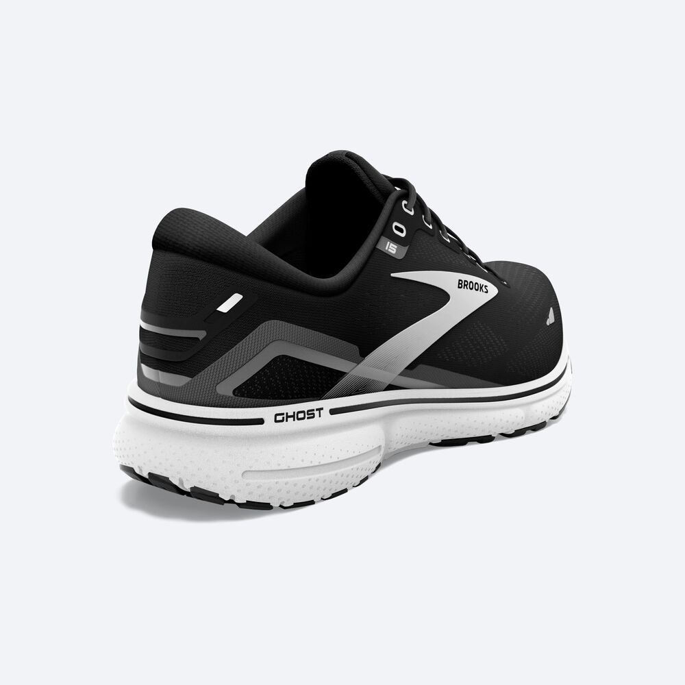 Brooks Ghost 15 Löparskor Dam Svarta/Vita | VQP-831047