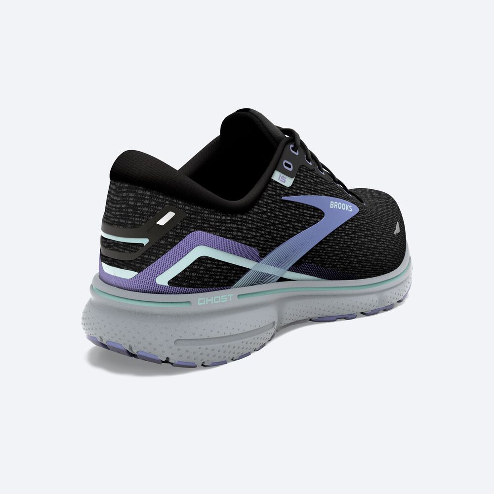 Brooks Ghost 15 Löparskor Dam Svarta | ZYR-389407