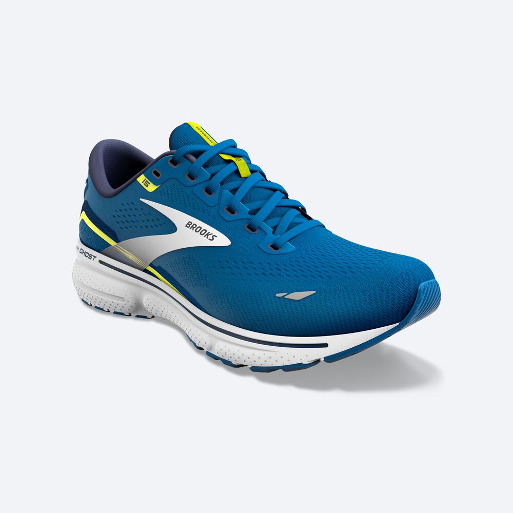 Brooks Ghost 15 Löparskor Herr Blå/Vita | IGL-013594