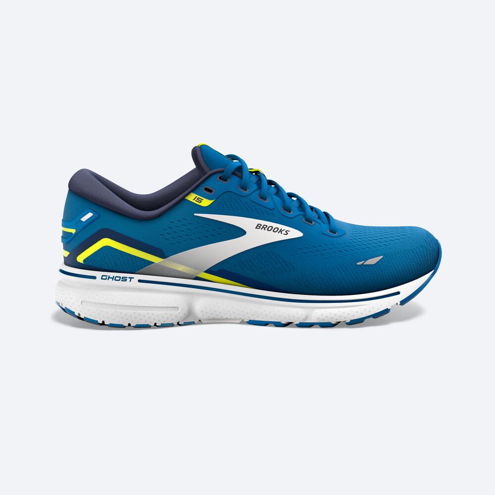 Brooks Ghost 15 Löparskor Herr Blå/Vita | IGL-013594