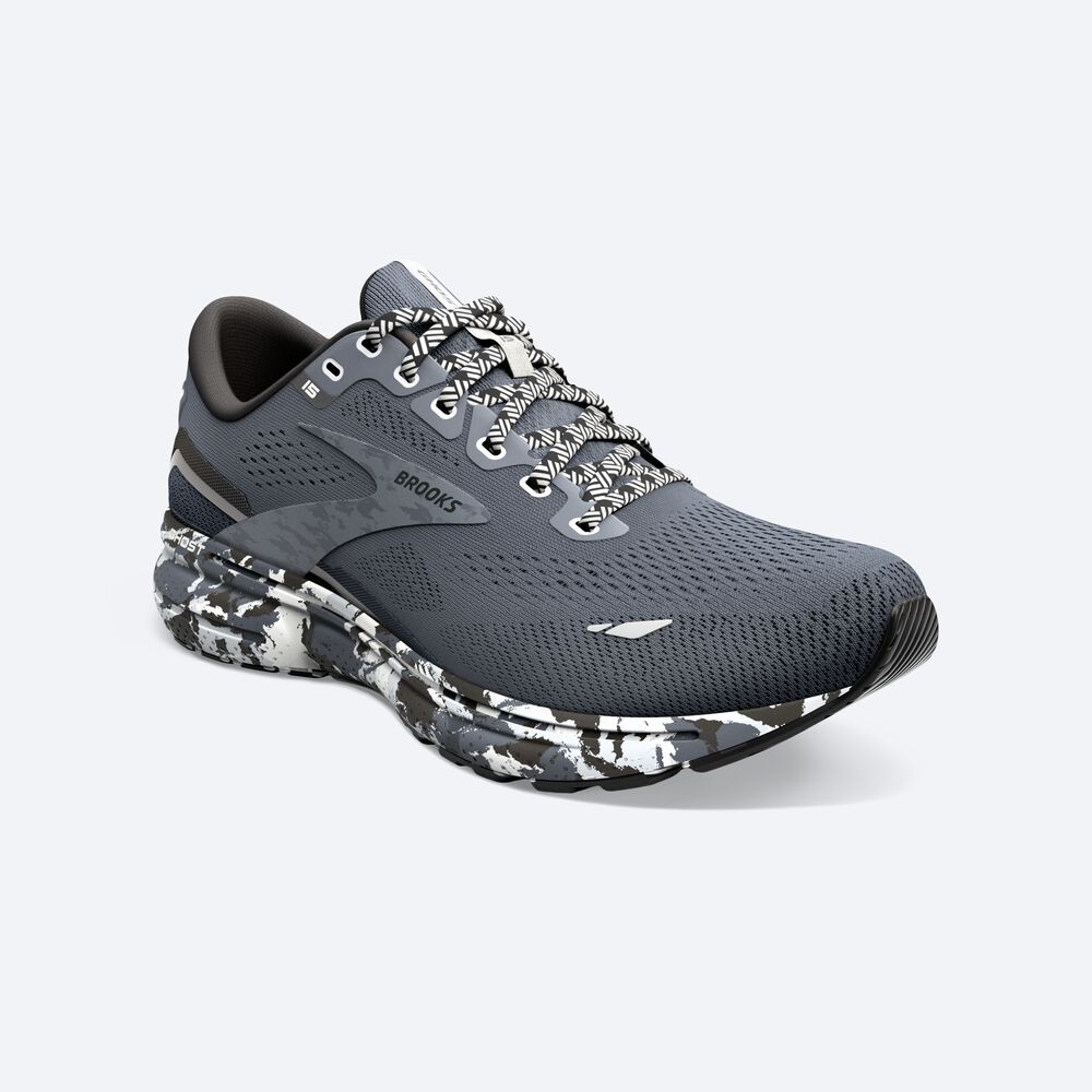 Brooks Ghost 15 Löparskor Herr Svarta | FQK-589143