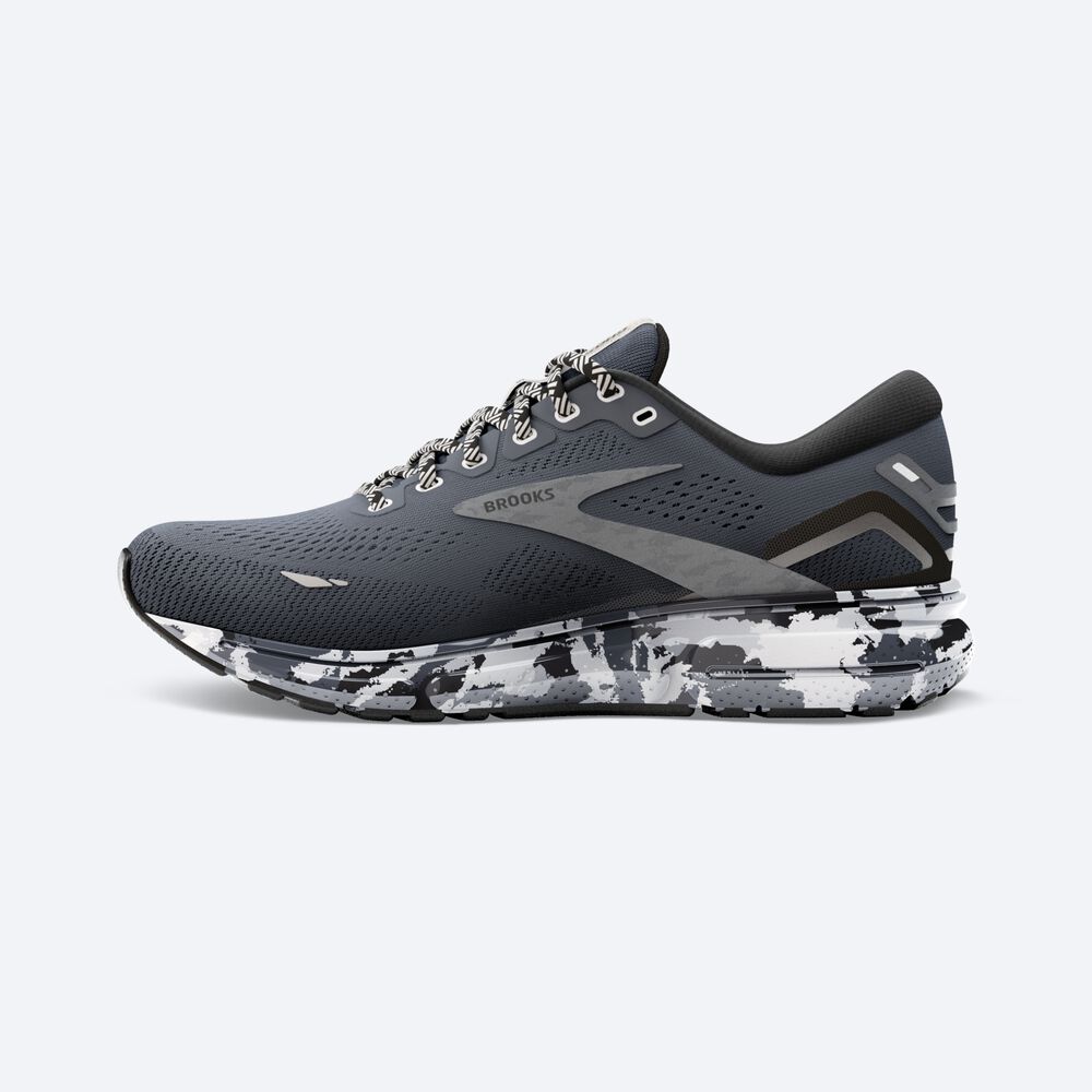 Brooks Ghost 15 Löparskor Herr Svarta | FQK-589143