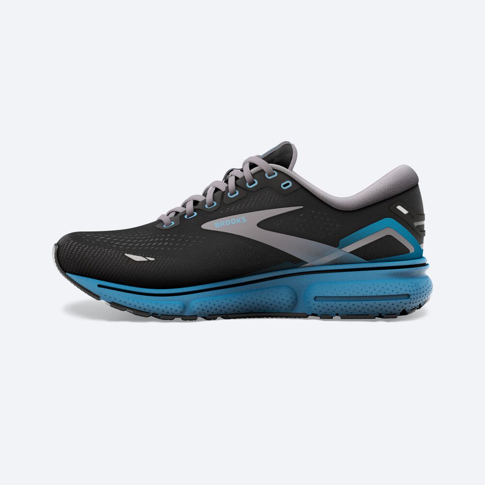 Brooks Ghost 15 Löparskor Herr Svarta/Blå | RKB-823765