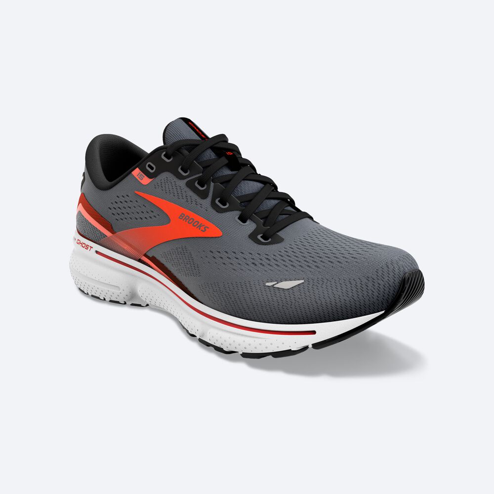 Brooks Ghost 15 Löparskor Herr Svarta/Orange | NLE-830769