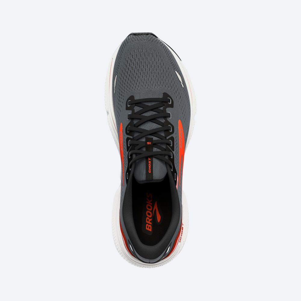 Brooks Ghost 15 Löparskor Herr Svarta/Orange | NLE-830769